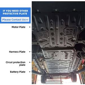 Plaque de protection de châssis en acier Chazor 05 pour moteur, protection inférieure pour accessoires de voiture BYD Destroyer 2024 - Product Image 2