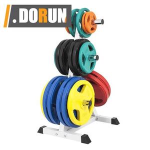 Support de plaque de poids et organisateur de barre Olimpic avec roues de Transport pour la salle de sport à domicile, Version 2022 (400lb) - Product Image 6
