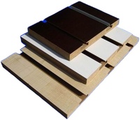 Panneau mural à lattes en MDF PVC moderne, vente directe d'usine, pour maison, magasin, entrepôt, panneau MDF stratifié, panneau à lattes économique, blanc