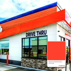 แผ่นหุ้มอลูมิเนียม PE PVDF 3มม. ถึง5มม. แผงประกอบภายนอกอะลูมิเนียมทนไฟทันสมัย (ACP) สำหรับการใช้งานในโรงแรม - Product Image 1