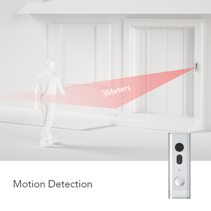 Lermom design De Mode 4 Fil Maison Intelligente Sonnette D'appel Étanche Sonnette interphone kit visiophone avec caméra - Product Image 3