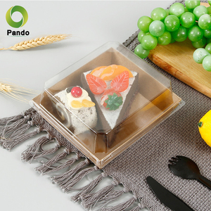 Hộp đựng thức ăn nhanh, salad, bánh sandwich dùng một lần bằng giấy kraft có nắp trong suốt - Product Image 5