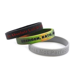 Custom Silicone Bracelet With Charm Pins Rubber Silicone Keychain Bracelet Silicone <b>Wristbands</b> Custom Logo - Product Image 3