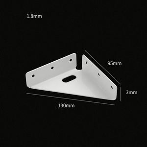 Piezas de estampado de placa de metal Muebles Soporte de trípode grande Soporte de ángulo de conexión - Product Image 3