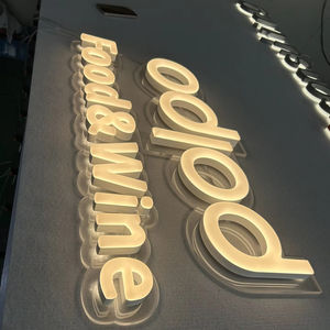 Letras de señal LED de alta calidad Número de casa con iluminación frontal Letras de acrílico Letras de señal electrónica - Product Image 2