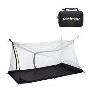 Moustiquaire de camping portable double personne en maille avec base imperméable, abri anti-insectes pour voyage et camping - Product Image 1