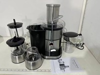 Kleine Keukenapparaat Groentesapcentrifuge 4 In 1 Molen Hakselsap Extractor Blender Fruitpers