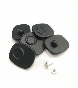 Étiquette carrée 53x44mm milieu 8.2MHz ABS plastique RF vêtements étiquettes <span class=keywords><strong>de</strong></span> sécurité magnétique vente au détail antivol EAS étiquette dure pour les magasins <span class=keywords><strong>de</strong></span> tissus - Product Image 4