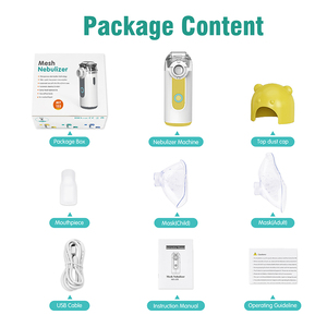 Высококачественная сетка для распылителя Fitconn, используемая для лечения дыхательных путей, встроенная аккумуляторная батарея - Product Image 4