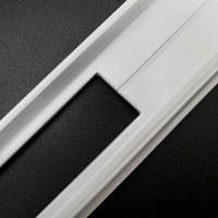 Cerradura de manija de puerta corredera de aluminio Placa de empuje y tracción Cubierta de cerradura de puerta corredera para manija de puerta de vidrio con cerradura de llave