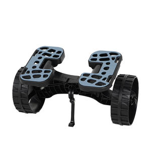 <span class=keywords><strong>Chariot</strong></span> de <span class=keywords><strong>kayak</strong></span> gris fabriqué à bas prix avec roues sans perforation <span class=keywords><strong>Chariot</strong></span> de canoë léger portable et durable avec sangle - Product Image 2