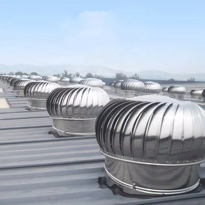 Easy Retrofit Natural Ventilation Upgrades for <strong>Old</strong> Industrial Building Roofs Roof Turbine Ventilator - Product Image 5