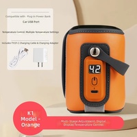 Penghangat Botol Bayi Portabel Multi-gear, Kontrol Suhu Cerdas, Model Universal, Penutup Penghangat Susu, Selongsong Insulasi