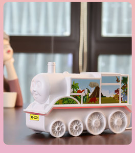Nuevo Difusor de Aromas LED de 5V, Lindo Difusor de Aceites Esenciales Ultrasónico con Forma de Tren Thomas, <span class=keywords><strong>Humidificador</strong></span> de Vapor Frío <span class=keywords><strong>para</strong></span> Bebés - Product Image 3