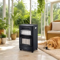 Ventilateur de chauffage rapide, double usage gaz et électrique, portable, avec roulettes pivotantes, 3 niveaux de chaleur, GPL Propane
