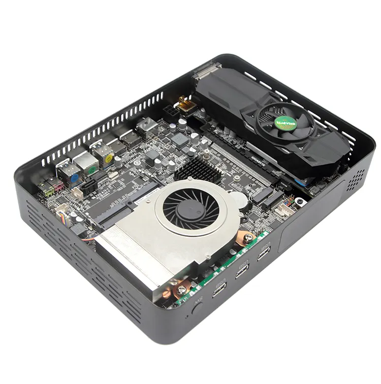 พีซีมินิเกมมิ่งแบบไม่ต่อเนื่อง,คอมพิวเตอร์ตั้งโต๊ะ Intel Xeon E3-1231v3 GTX 1030 2G HD2.0 DP DVI Nettop รองรับ4K 60FPS