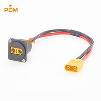 Câble d'extension D-Type XT90 Femelle vers Mâle à montage sur panneau 10AWG pour équipement de stockage d'énergie et équipement de charge de batteries industrielles