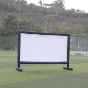 SAYOK 12.5ft Proyector inflable Pantalla <span class=keywords><strong>de</strong></span> película Proyección frontal/Pantalla <span class=keywords><strong>de</strong></span> película inflable al aire libre para fiesta con bomba <span class=keywords><strong>de</strong></span> aire - Product Image 3