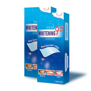 Bandes <span class=keywords><strong>de</strong></span> blanchiment à 9 dents, Non sensibles, Kit <span class=keywords><strong>de</strong></span> blanchiment des dents antidérapant, pour éliminer le tabac, le café, le Soda - Product Image 3