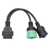 Interface OBD2 pour camion lourd, diagnostic, câble Y, prise en charge CANBUS J1708 (6 broches) et J1939 (9 broches)