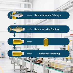 खाद्य ग्रेड मछली का तेल एपा + धा 30% उच्च गुणवत्ता वाली गहरी मछली तेल तरल - Product Image 4