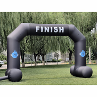 Arche gonflable personnalisée pour événements sportifs en plein air, ligne de départ/arrivée, pour courses sportives et publicité gonflable