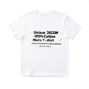 T-shirt unisexe 210GSM 100% coton, décontracté, respirant, durable, t-shirt pour homme - Product Image 2