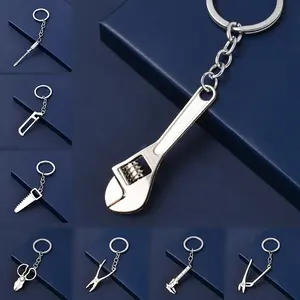 Custom Metal Screwdriver Hammer Key Chain Cartoon Creative Gift Keychain