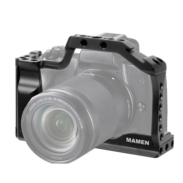 Mamen Factory Directly Sell Video Camera Stabilizer Mount Aluminum Camera Video Rabbit Cage for Sony M5 M50
