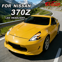 Ensemble de phares LED automatiques SINDAR, accessoires de phare modifiés pour Nissan 370Z Fairlady Z Z34 2009-2021 09-21, nouveau style de lumière