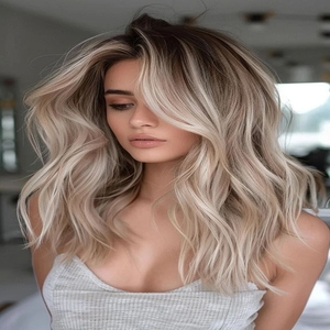Parrucche Frontali in Pizzo di Capelli Umani Vergini Europei di Alta Qualità con Colore Platino e Highlights HD Senza Colla - Product Image 6