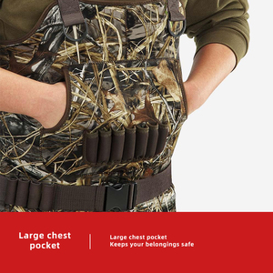 Waders <span class=keywords><strong>da</strong></span> Caccia con <span class=keywords><strong>Stivali</strong></span> in Gomma Termici <span class=keywords><strong>da</strong></span> 200G, Impermeabili con Suola Chiodata in Neoprene, a Stivale Intero per <span class=keywords><strong>Pesca</strong></span> - Product Image 4