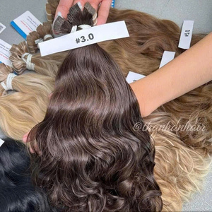 MEILLEURE QUALITÉ: ruban adhésif dans un paquet de cheveux Vente en gros de cheveux vietnamiens bruts non transformés super doublement étirés prêts à être livrés en stock - Product Image 1