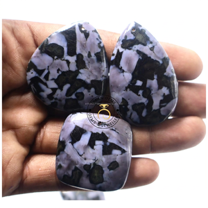 Lote al por mayor de cabujones de jaspe Gabbro por peso con diferentes formas y tamaños, utilizados para la fabricación de joyas, lote a granel de piedra de jaspe. - Product Image 4