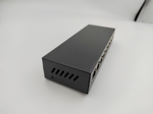 Commutateur Ethernet <span class=keywords><strong>LAN</strong></span> intelligent à boucle de <span class=keywords><strong>8</strong></span> ports 10/100/1000 Mbps, DC 5V, extension de 250 mètres, alarme Gigabit - Product Image 6