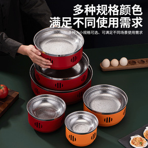 Stainless Steel Alcohol <b>Stove</b> Mini Hot Pot Round High Edge Hammered Heat Preservation Dry Pot Cookware Household Solid Fuel - Product Image 2