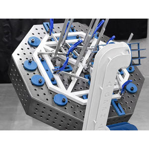 GPPH SteelPlus OCT octagonal <b>welding</b> <b>bench</b> 1.4x1.4m, 12mm thick, 16mm holes on 50x50mm grid - Product Image 6