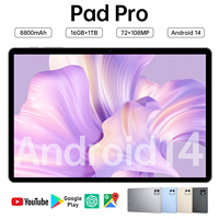 Tablet Android 14 de 11 Pulgadas en Oferta, 16GB 1TB 1200x800 Incell Octa Core 5G Wi-Fi, Tablet PC para Uso Profesional y Llamadas