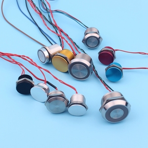 16mm ABILKEEN usine aluminium vandale sans LED étanche ip68 interrupteur piézo-électrique 22mm joint Ip68 interrupteur piézo-électrique - Product Image 3