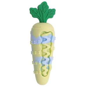 ของเล่นยางรูปแครอทสำหรับสุนัข เสียงดัง ทนทาน ช่วยทำความสะอาดฟัน แก้เบื่อ ฝึกสุนัข ชะลอการกิน ของเล่นสัตว์เลี้ยงเพื่อความบันเทิงด้วยตัวเอง - Product Image 6