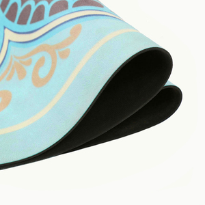 Grand tapis de méditation Tapis de yoga rond Tapis de yoga Pilates Base en caoutchouc naturel antidérapant, prise extra épaisse. Plus épais, plus long et plus large - Product Image 6