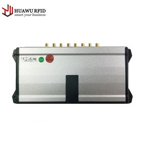 HUAWU 수동 860-960mhz 네 안테나 포트 8 채널 창고 관리 장거리 UHF <span class=keywords><strong>RFID</strong></span> 리더 - Product Image 1