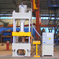 Prensa Hidráulica de Cuatro Columnas de 160 Toneladas, Marca RHY, Bomba de Motor, Rodamiento, Tamaño de Mesa Personalizado, para Conformado y Estampado de Metales
