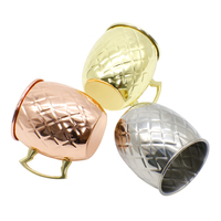 RTS Magic Classic Mule Cup Bar 304 Acier Inoxydable Moscow Hammer Point Juliput Cocktail Cup Cross Border