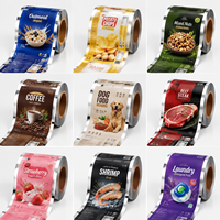 Rollo de Película de Embalaje Económica, Laminada, VMPET, de Alta Barrera, Termosellable, de Grado Alimenticio y Médico, para Café y Snacks, Venta al Por Mayor