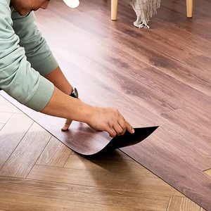 Baldosas de PVC Antideslizantes Ecológicas para Pisos de Apartamentos, Diseño Moderno, Autoadhesivas, Impermeables, de Vinilo, Lisas - Product Image 5