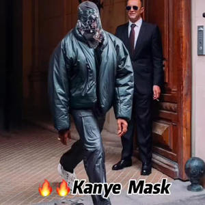 Échantillon gratuit, livraison rapide, masque facial Kanye West INS tendance, masques de ski, impression personnalisée, bonnets balaclava - Product Image 2