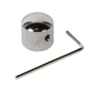 Bouton de commande de tonalité et de volume de style dôme pour <span class=keywords><strong>guitare</strong></span> électrique et basse en métal - Product Image 4