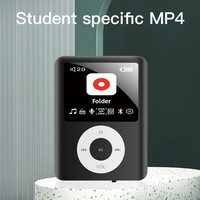 Lecteur multimédia portable MP3 MP4 MP5 FLAC pour étudiants avec prise en charge des livres électroniques, audio externe et écran (<2 pouces), autonomie de la batterie <10 heures