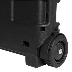 Carrello della spesa pieghevole portatile carrello del carrello della spesa pieghevole in plastica del supermercato <span class=keywords><strong>con</strong></span> <span class=keywords><strong>ruote</strong></span> - Product Image 4